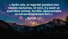 Daniel 7 : quatre animaux et une petite corne