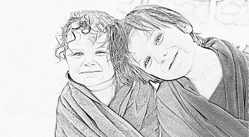 Deux serviettes et un billet de 10