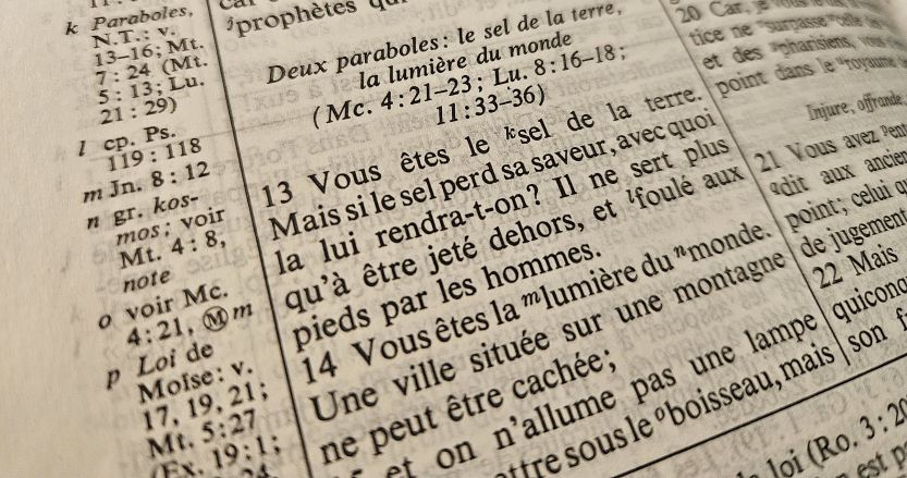Vous êtes le sel de la terre
