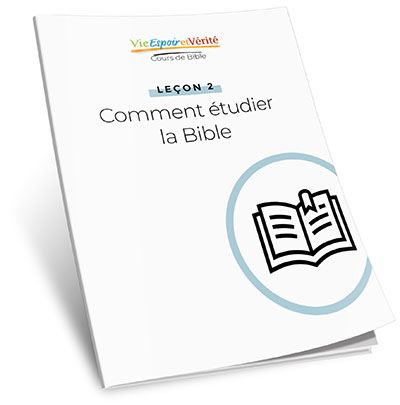Cours de Bible - Leçon 2