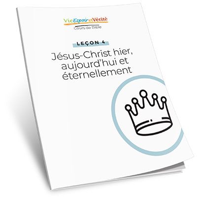 Cours de Bible - Leçon 4