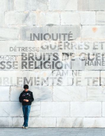 L’écriture est sur la muraille