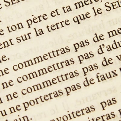 Les Dix Commandements et la manière de vivre de Dieu