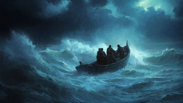 Jésus apaise la tempête