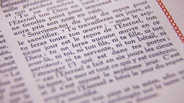 Quel jour est celui du sabbat ?