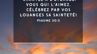 21 versets bibliques encourageants sur le réconfort