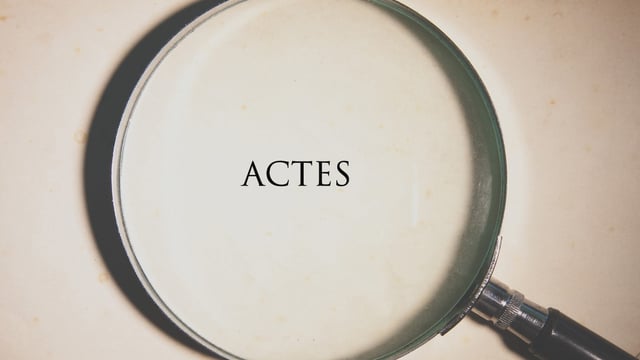 Les Actes des Apôtres